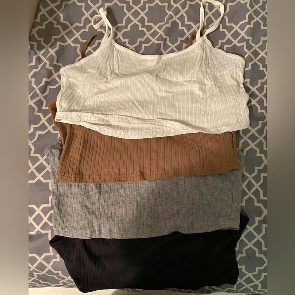 4pk crop tops